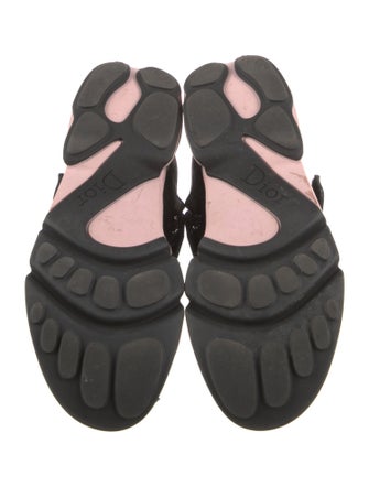 Christian Dior Neoprene Sequin Embellishments Sneakers