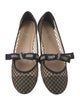 Christian Dior Mesh Bow Accents Mary Jane Flats