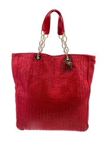 Christian Dior Totes Lambskin Lady Large Vintage