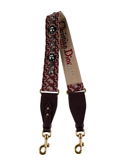 Christian Dior Burgundy Bag Strap
