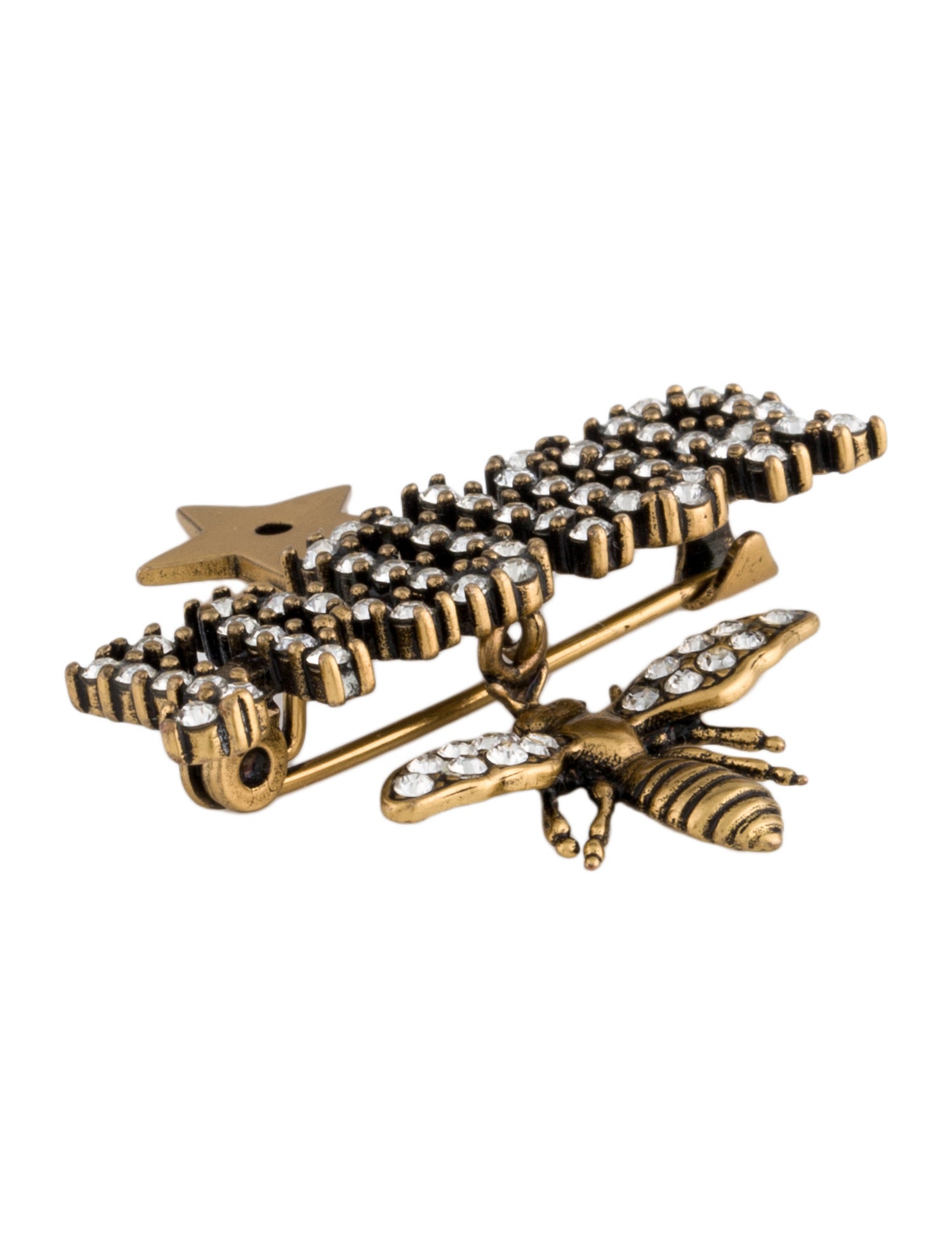 FJW TM: Branded Jewelry Christian Dior Crystal J'Adior Bee Brooch