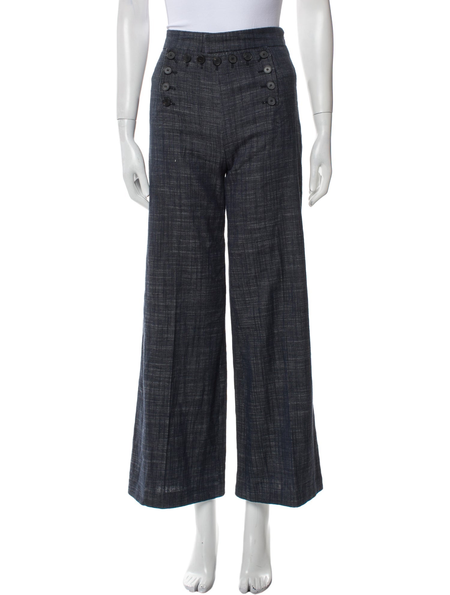 Christian Dior Printed Wide Leg Pants