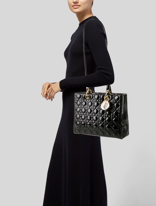 Christian Dior Cannage Lady Dior Large