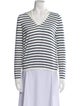 Christian Dior Silk Striped Sweater