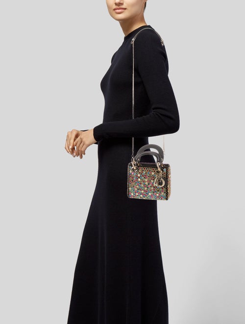 Christian Dior Sequins Lady Dior Mini