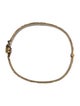 Christian Dior Woven Motif Hinged Bangle