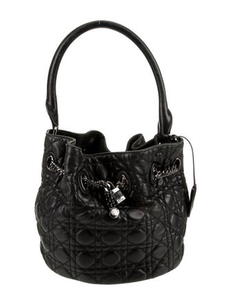 Christian Dior Leather Bucket Bag