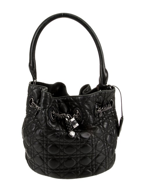 Christian Dior Leather Bucket Bag