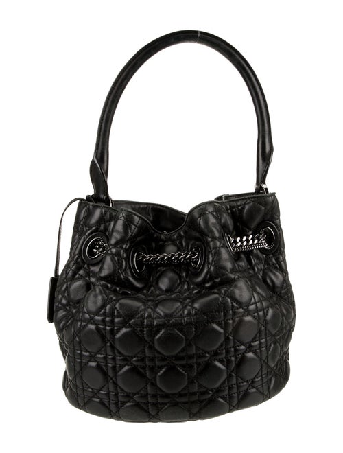 Christian Dior Leather Bucket Bag
