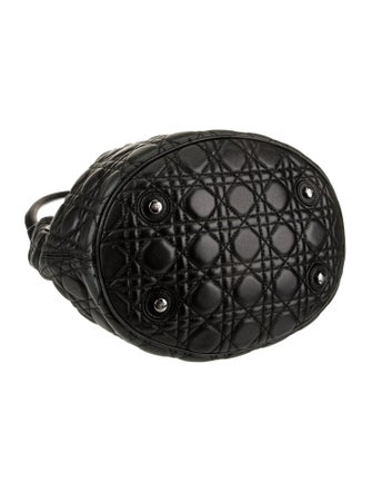 Christian Dior Leather Bucket Bag
