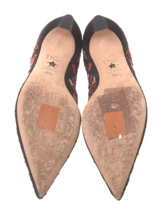 Christian Dior Mesh Printed Mules