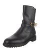 Christian Dior Leather Moto Boots