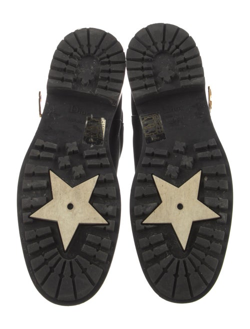 Christian Dior Leather Moto Boots