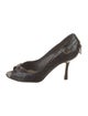 Christian Dior Cannage Pattern Patent Leather Pumps