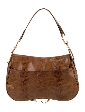 Christian Dior Lizard Saddle Vintage