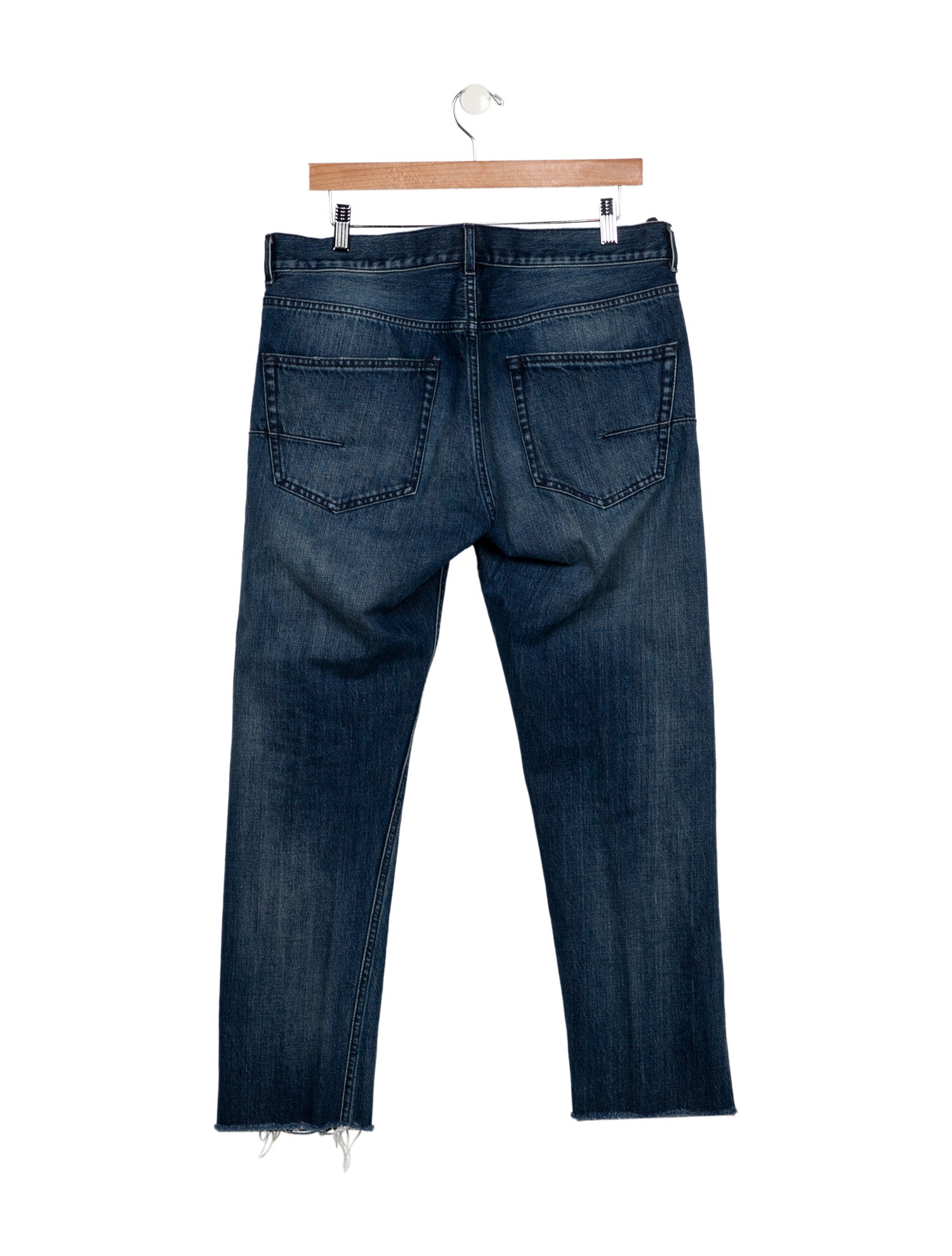 Christian Dior Mid-Rise Straight Leg Jeans