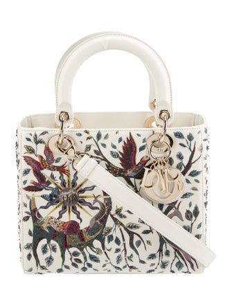 Christian Dior Leather Lady Dior Medium