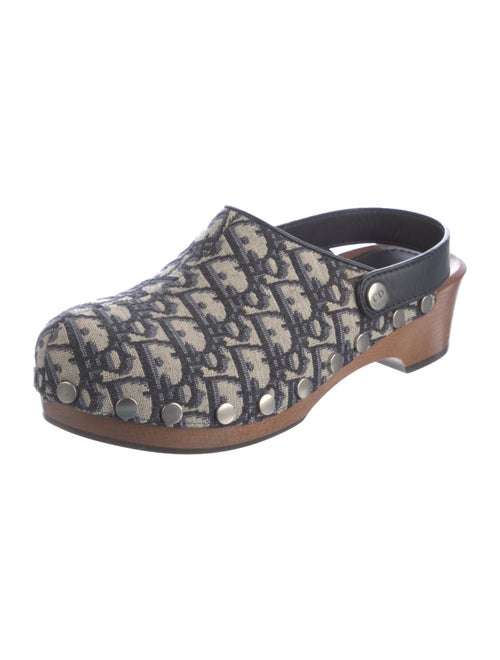 Christian Dior Oblique Jacquard Mules