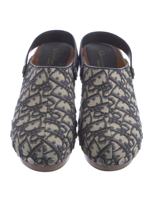 Christian Dior Oblique Jacquard Mules