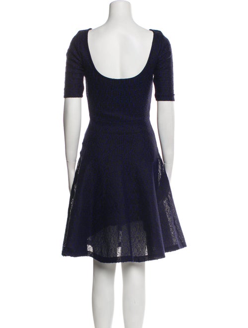 Christian Dior Bateau Neckline Knee-Length Dress