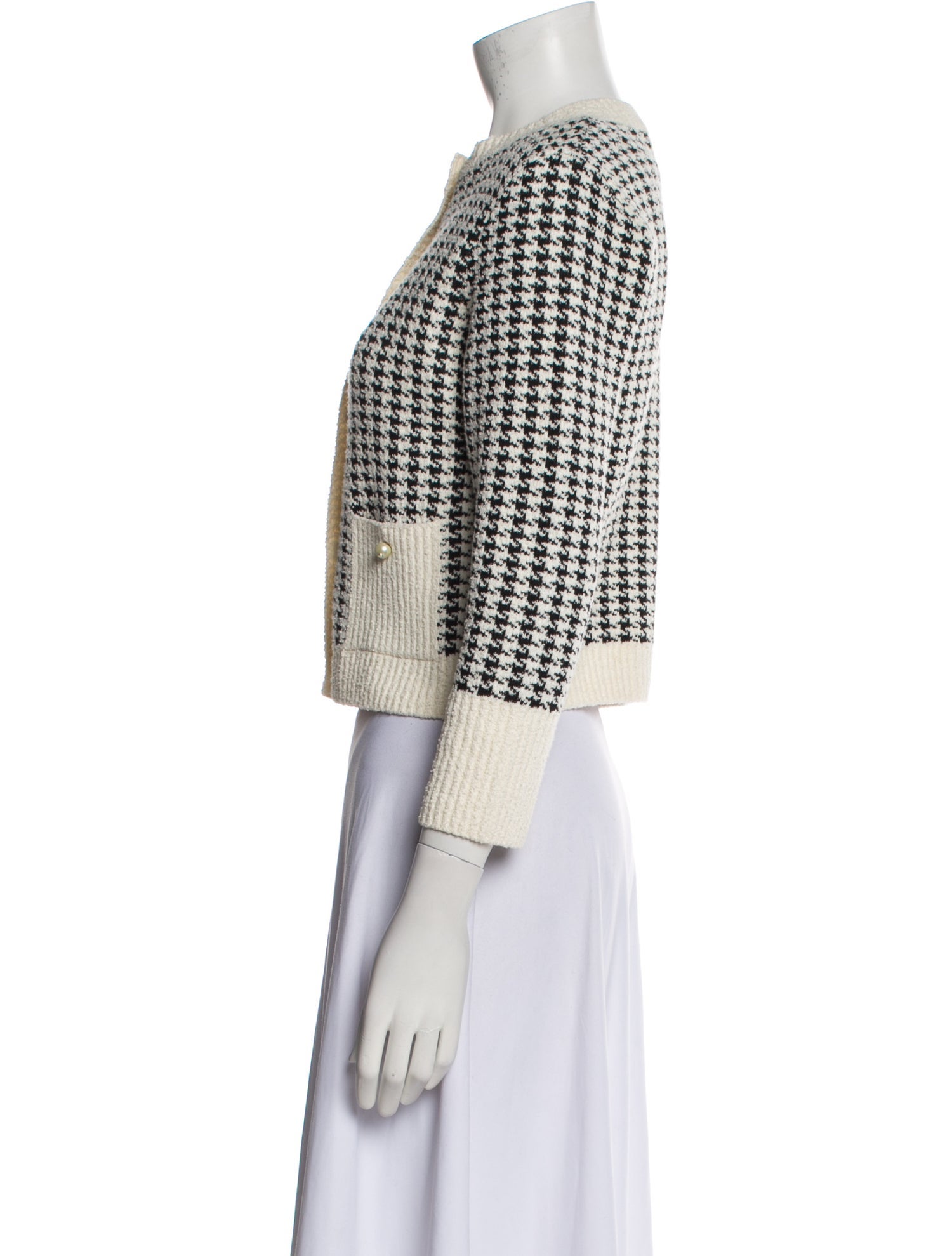 Christian Dior 2023 Houndstooth Print Sweater