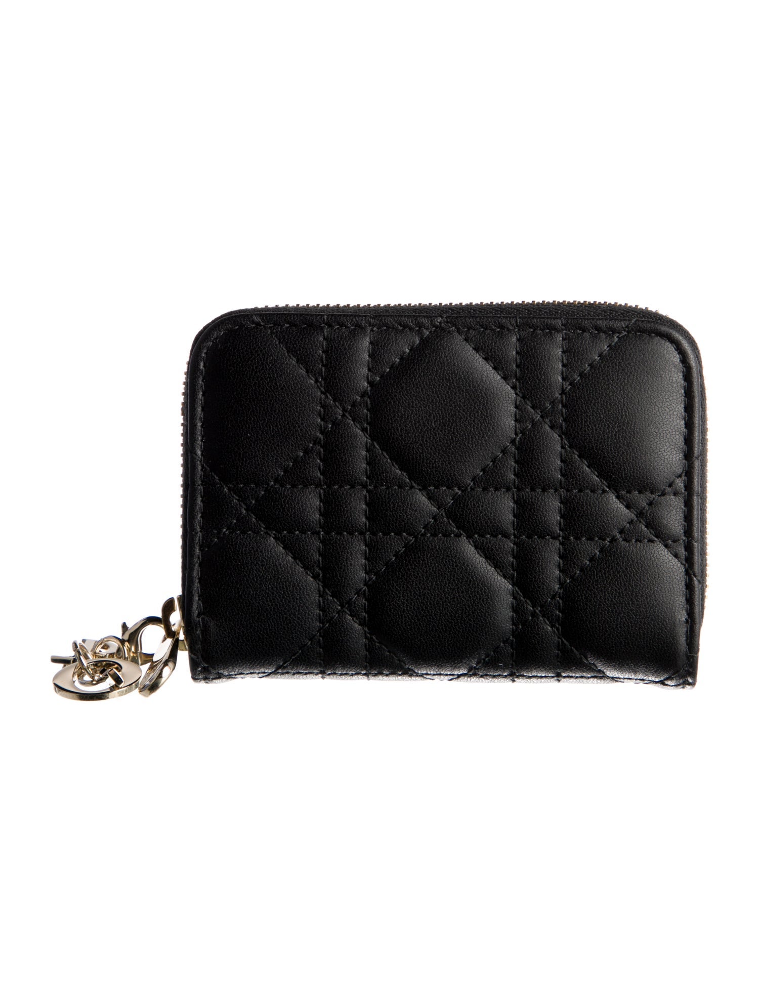 Christian Dior Cannage Pattern Leather Wallet