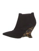 Christian Dior Suede Animal Print Chelsea Boots