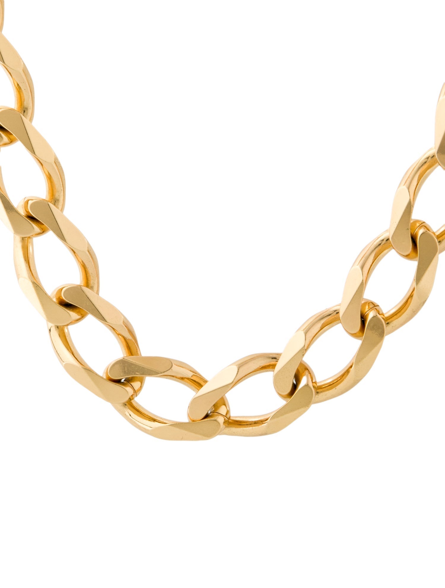Christian Dior Vintage Curb Link Chain Necklace