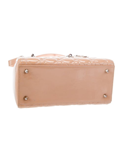 Christian Dior Patent Leather Lady Dior Medium