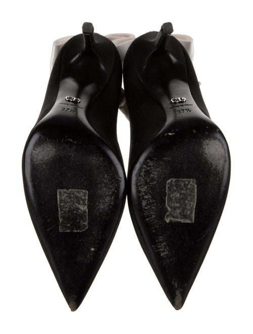 Christian Dior Satin Bow Accents Pumps