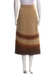 Christian Dior Wool Midi Length Skirt