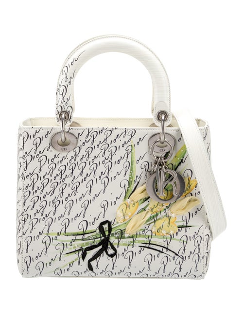 Christian Dior Leather Lady Dior Medium