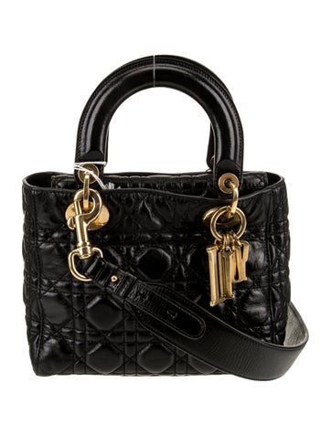 Christian Dior Handle Bags Cannage Lady Small