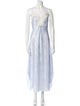 Christian Dior Lace Pattern Beaded Accents Nightgown