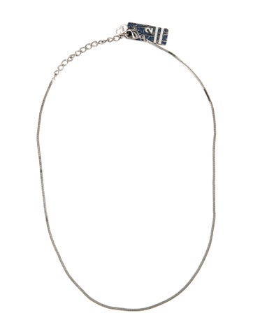Christian Dior Pendant Necklace Oblique Trotter
