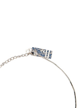 Christian Dior Oblique Trotter Pendant Necklace