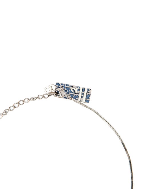 Christian Dior Oblique Trotter Pendant Necklace