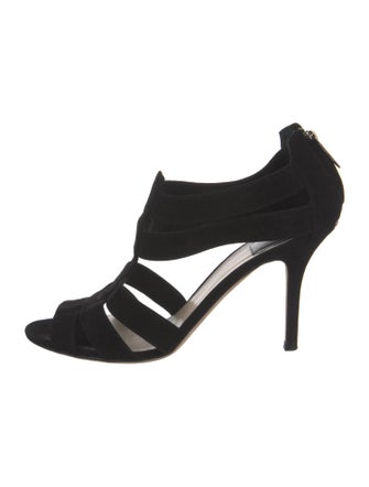 Christian Dior Suede T-Strap Sandals