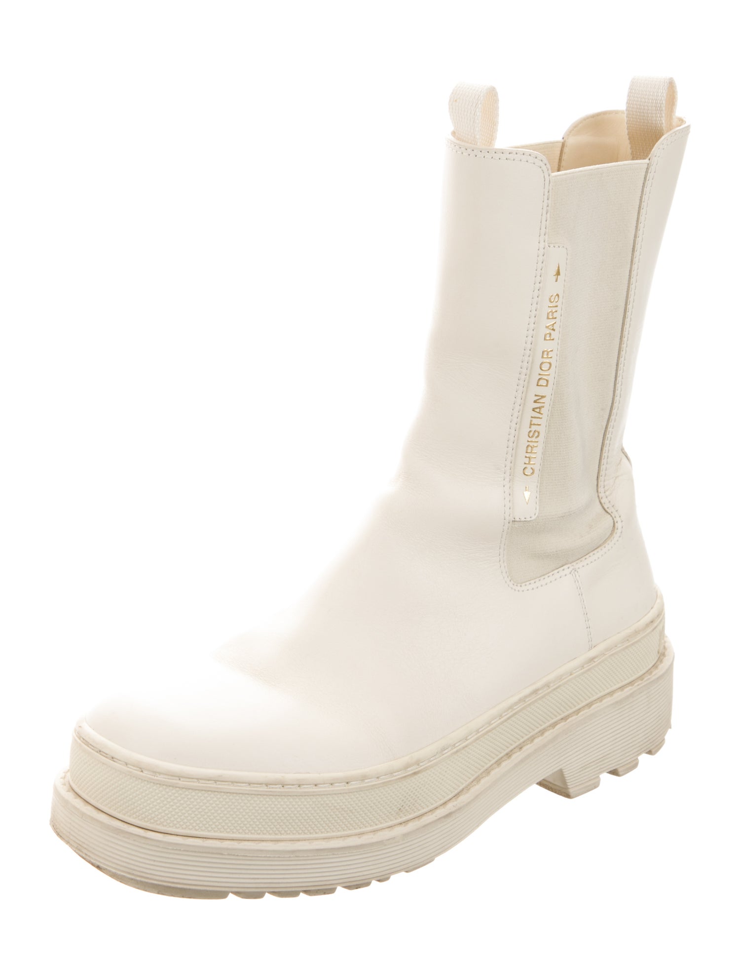 Christian Dior 'Trial' Leather Chelsea Boots