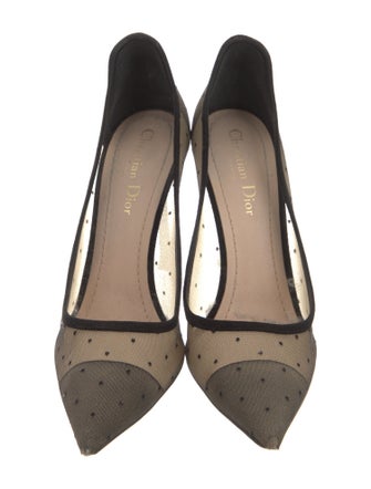 Christian Dior Mesh Mesh Accents Pumps