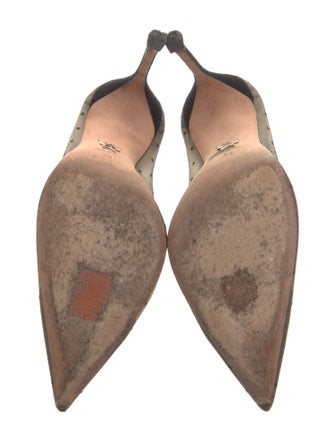 Christian Dior Mesh Mesh Accents Pumps