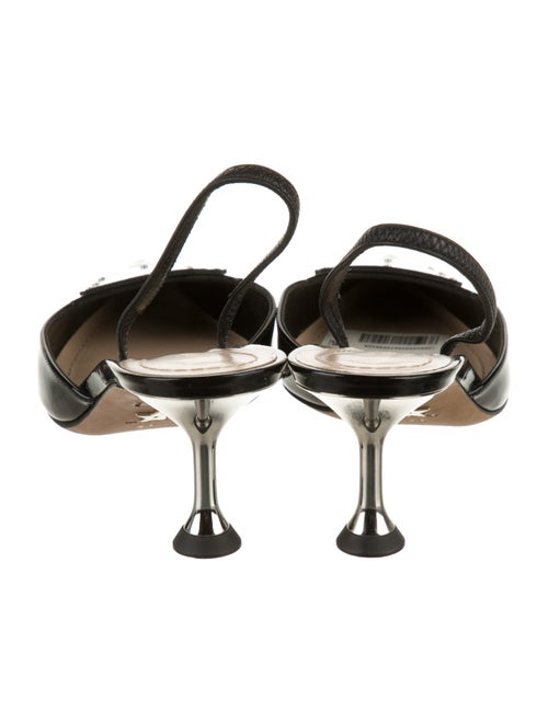 Christian Dior Patent Leather Slingback Pumps