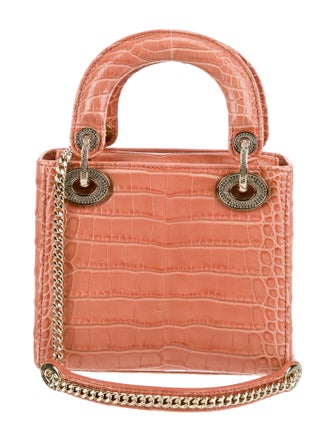 Christian Dior Crocodile Lady Dior Mini