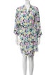 Christian Dior Satin Floral Print Robe