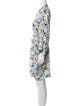 Christian Dior Satin Floral Print Robe