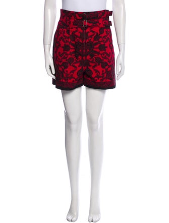 Christian Dior Paisley Print Mini Shorts