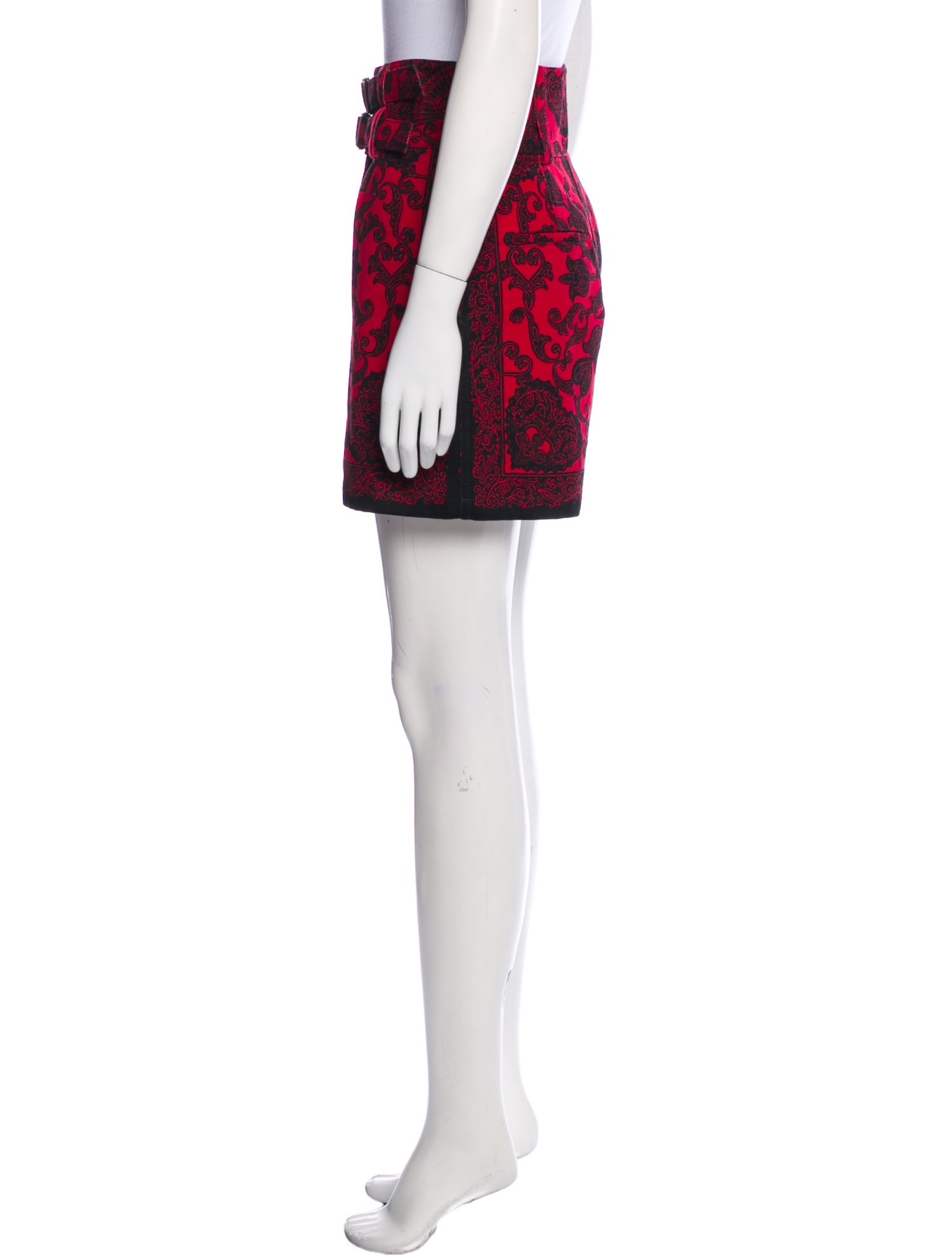 Christian Dior Paisley Print Mini Shorts