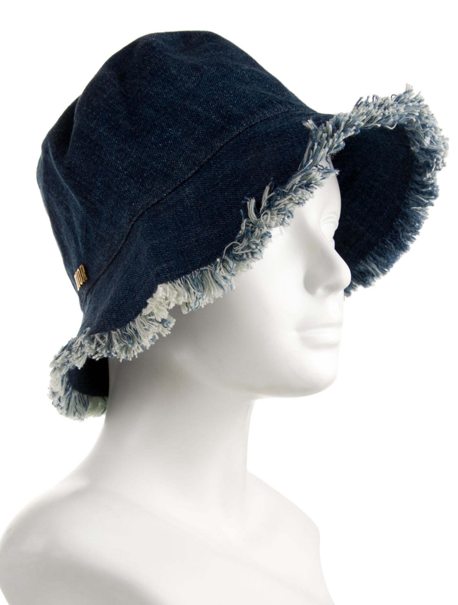 Christian Dior Denim Raw Edge Bucket Hat