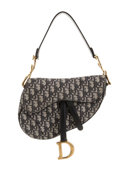 Christian Dior Oblique Jacquard Saddle Medium
