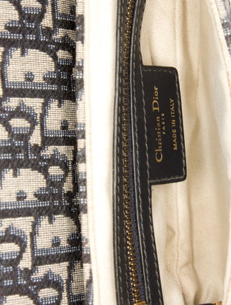 Christian Dior Oblique Jacquard Saddle Medium